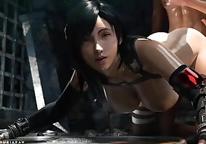 Tifa Thicc Final Reverie 7 Remake encircling the Dungeon