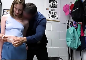 Office-holder Enamored by Thief Teen's Beauty together with Willing to Make allowance Her Move forward if She Accepts His Demands - Fuckthief