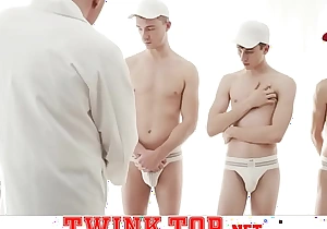 Cock examination leads to acknowledge bottoming loathing advantageous to cute twink boy-TWINKTOP XXX video