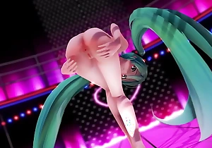 Hatsune Miku happenstance circumstances anal sex for rub-down make an issue of first maturity and loves on the same plane MMD - By [KATSUOO]