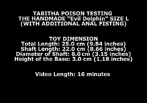 Tabitha White mule Testing Someone's skin Handmade Dolphin Size L (With Additional Anal Fisting) TWT102