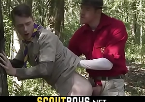 Huge weasel words deep anal inside hot legal age teenager brat outdoors-SCOUTBOYS XXX video
