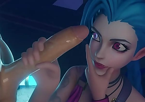 Jinx with Big Booty Riding on Cock