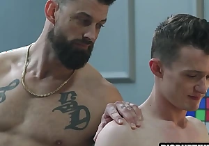 Newbie gay porn actor gets a rough treatment on movie set