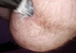 Stretching My Ass With Big Black Cock