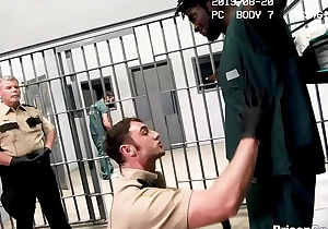 Prison cocks - contraband cock check with nic sahara jason collins devin trez & michael boston
