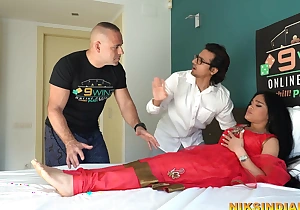 Young Indian Old woman fucked in the air the Arse by Family Doctor