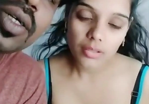 Indian husband coupled with wife gaand chudai
