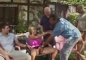 Husbands Watches Wife Gangbanged By Black Guys