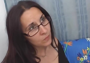Full-grown brunette with glasses increased by super prudish pussy is having anal lovemaking increased by enjoying calumet down a lot
