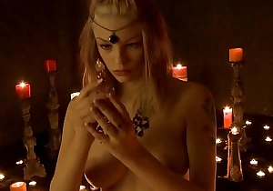 Ritual with candles plus masturbating