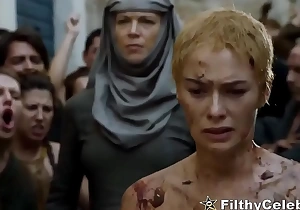 Lena headey scanty walk of shame just about game of thrones