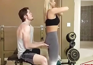 Fitness Trainer MILF Fucks Client Safe from