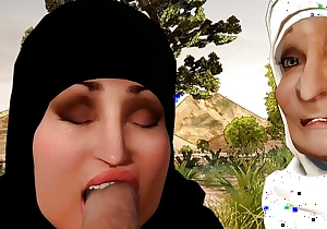 Muslim risk 80 yo woman and their way 31 yo daughter vs 81 yo men and his 35 yo little one