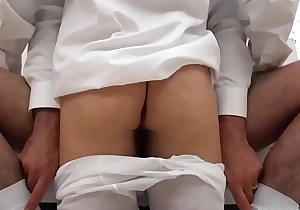 Boy naked in urinal with the addition of young tight fucked happy-go-lucky first time Elders