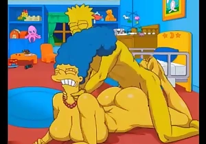 Anal Housewife Marge Moans With Pleasure As Hot Cum Fills Their way Irritant Added to Squirts In all respects Directions / Hentai / Uncensored / Toons / Anime