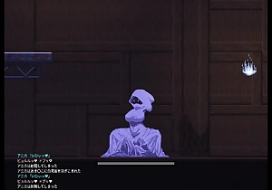 The futanari beauty has a fierce coition with the monster