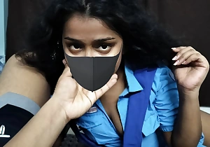Dirty school girl got ANAL punishment - Desi chudai video increased by hindi dirty talk