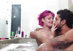 ANAL CREAMPIE This BBC Filled My Little Ass with Cum in the Jaccuzi