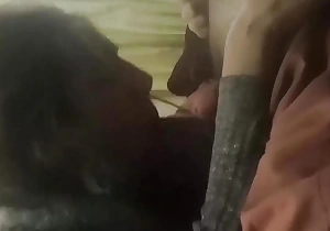 So hot beautiful anal fucking on home bed stepsister