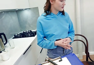 DEBT4k. Horny establishing girl alien Russia is showing their way natural body coupled with gives first ANAL