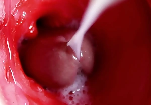 CAMERA INSIDE PUSSY: POWERFULL CUM IN PUSSY! BEST Internal ASMR in 4K MORE Goo