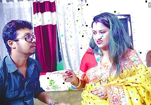 Tharki Dhogi Baba screwed Bhabhiji on the pretext be useful to giving conservatism ( Hindi Audio )