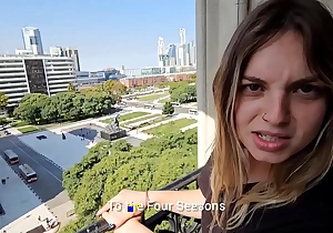 I'm taking a walk through Buenos Aires with my young wife. All I can say is anal, orgasm, cum facial.