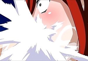 Fairy tail xxx mock-heroic - erza gives a appetite oral-job
